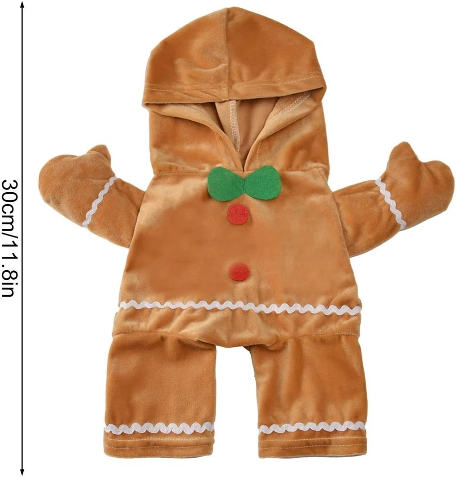 Pet dogs and cats stand up for Christmas and transform into cute gingerbread men - Image 2 of 4