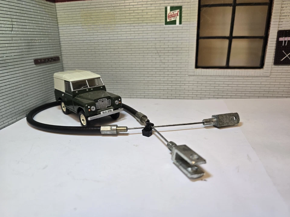 Land Rover Series 2 2a 3 2.25 Diesel Accelerator Throttle Cable 598852 - Image 2 of 4