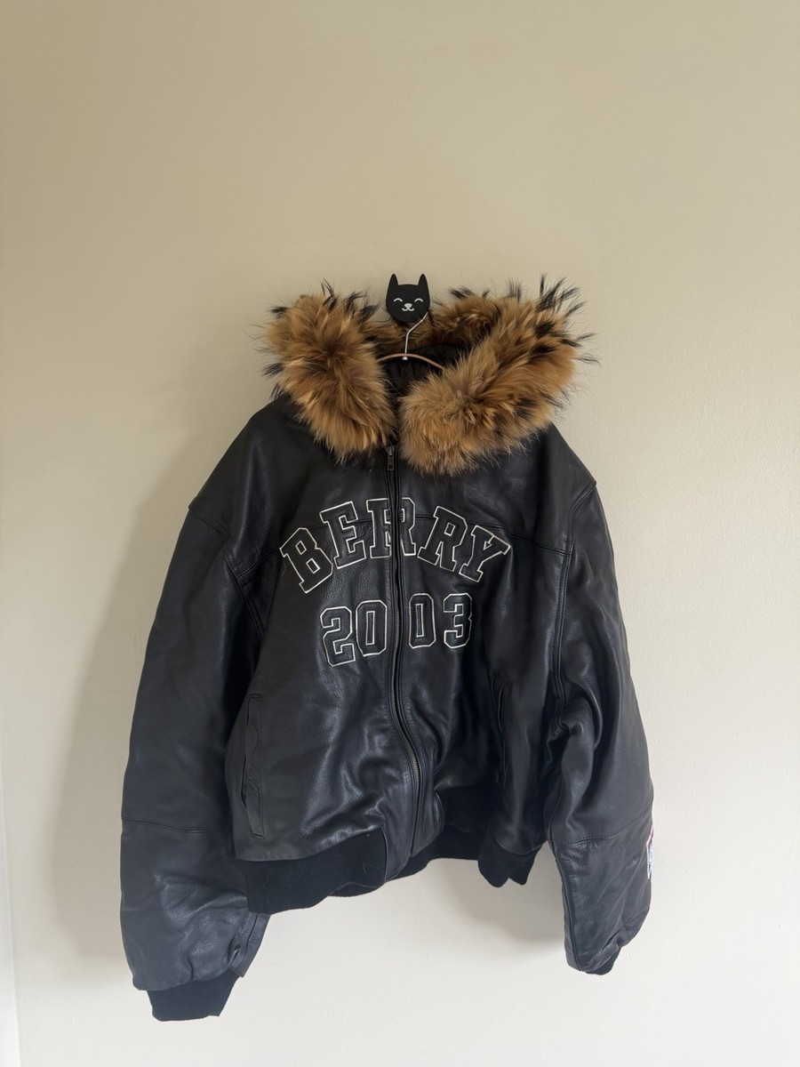ジャケット・アウター hagi real leather fur jacket y2k archive GV GALLERY GVGALLERY RASPBERRY HILLS LEATHER FUR JACKET SIZE LARGE