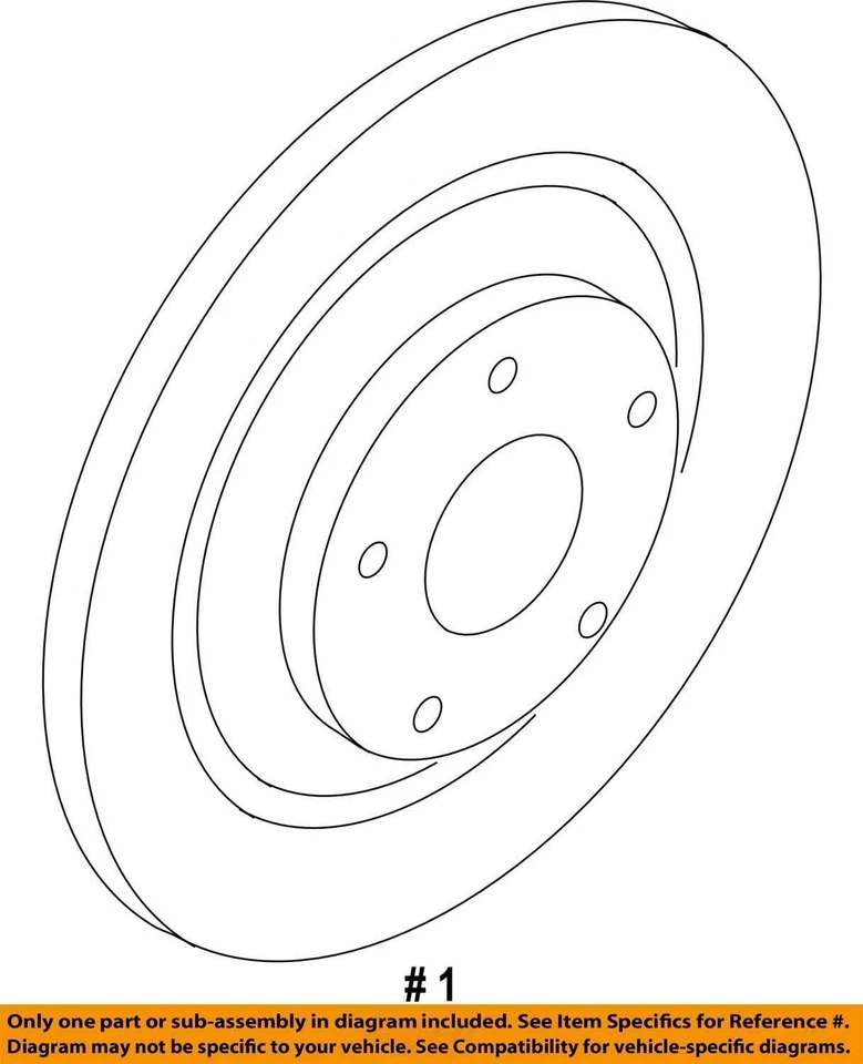 Rotor trasero de 2015 Mazda 3 3850189 Foto 4 de 4