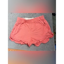 Crewcuts j. Crew Coral Ruffle Hem Elastic Waist Shorts 10