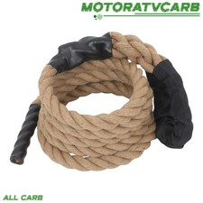 ALL-CARB Rock Climbing Rope Gym Rope for Fitness and Strength Training 1.5" 15'