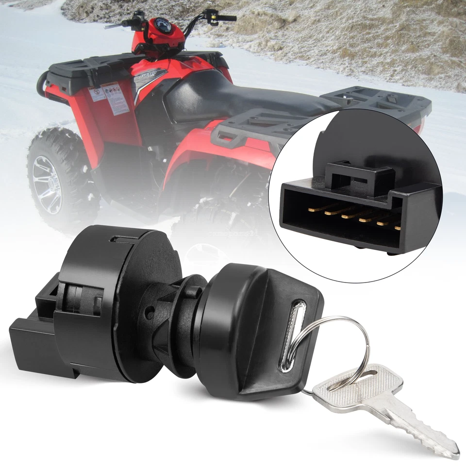Interruptor de llave de encendido 4 posiciones 6 pines para Polaris ACE 325 500 570 900 2016-2019 Foto 2 de 4