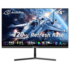 ArcticPro 24" 120Hz FHD 1080p IPS 1ms Computer Monitor 99 sRGB Gaming