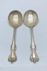 Gorham Chantilly Sterling Silver 2pc Set Cream Soup Spoons Pat 1895 79.2g