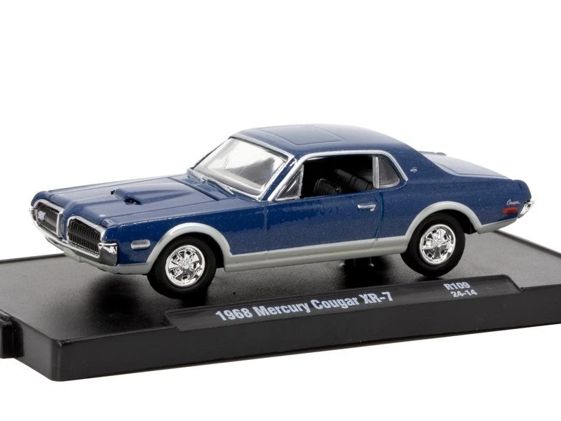 MERCURY Cougar XR-7 - 1968 - blue - M2 1:64 - Immagine 2 di 4