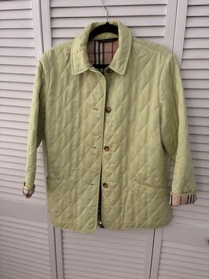 Vintage Burberry London Classic Quilted Jacket made in England Size Medium