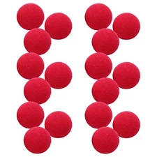 2 Pieces Creative Clown Nose Red Sponge Carnival Party Decoration for Kids