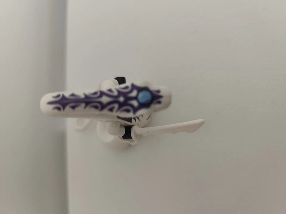 LEGO Minifigure Ninjago Pythor Chumsworth -White - Photo 3/4