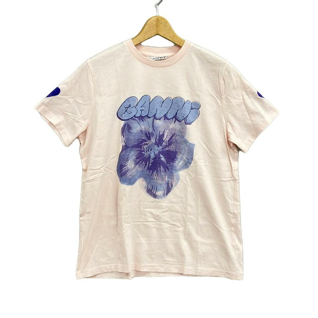 Gunny GANNI Logo Print Short Sleeve T Shirt For Men S a2cbeafcc231569fdea1b99f1