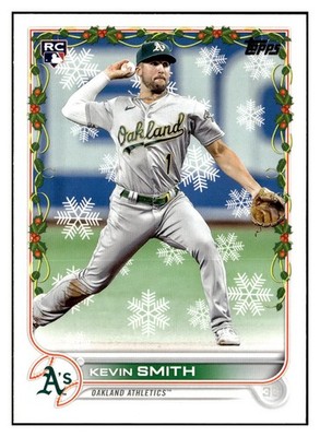 Kevin Smith 2022 Topps Holiday Rookie RC #HW68 Oakland Athletics *338