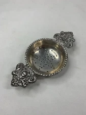 Ornate Figural Loose Leaf Tea/Lemon Strainer 
