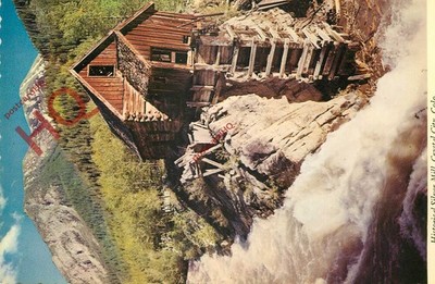 Ansichtskarte ~ Colorado, Kristallstadt, historische Silbermühle