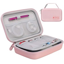 Hard Travel Electronic Organizer Case for MacBook Power Adapter Charger, Cabl...