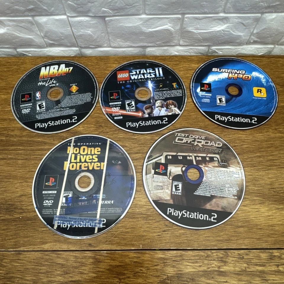 Lot of 25 Loose Playstation 2 Disc Only Video Games Scratched Untested As-Is - Image 3 of 4