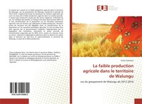 La Faible Production Agricole Dans Le Territoire De Walungu Elimu Cabwene Buch