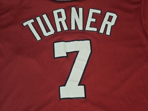 Majestic Mens Jersey Trea Turner #7 Washington Nationals Size XL Red Jersey - Picture 4 of 12
