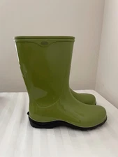 Sloggers Green Waterproof Rain Boots Women’s Size 7 Garden Outdoor Mid-Calf