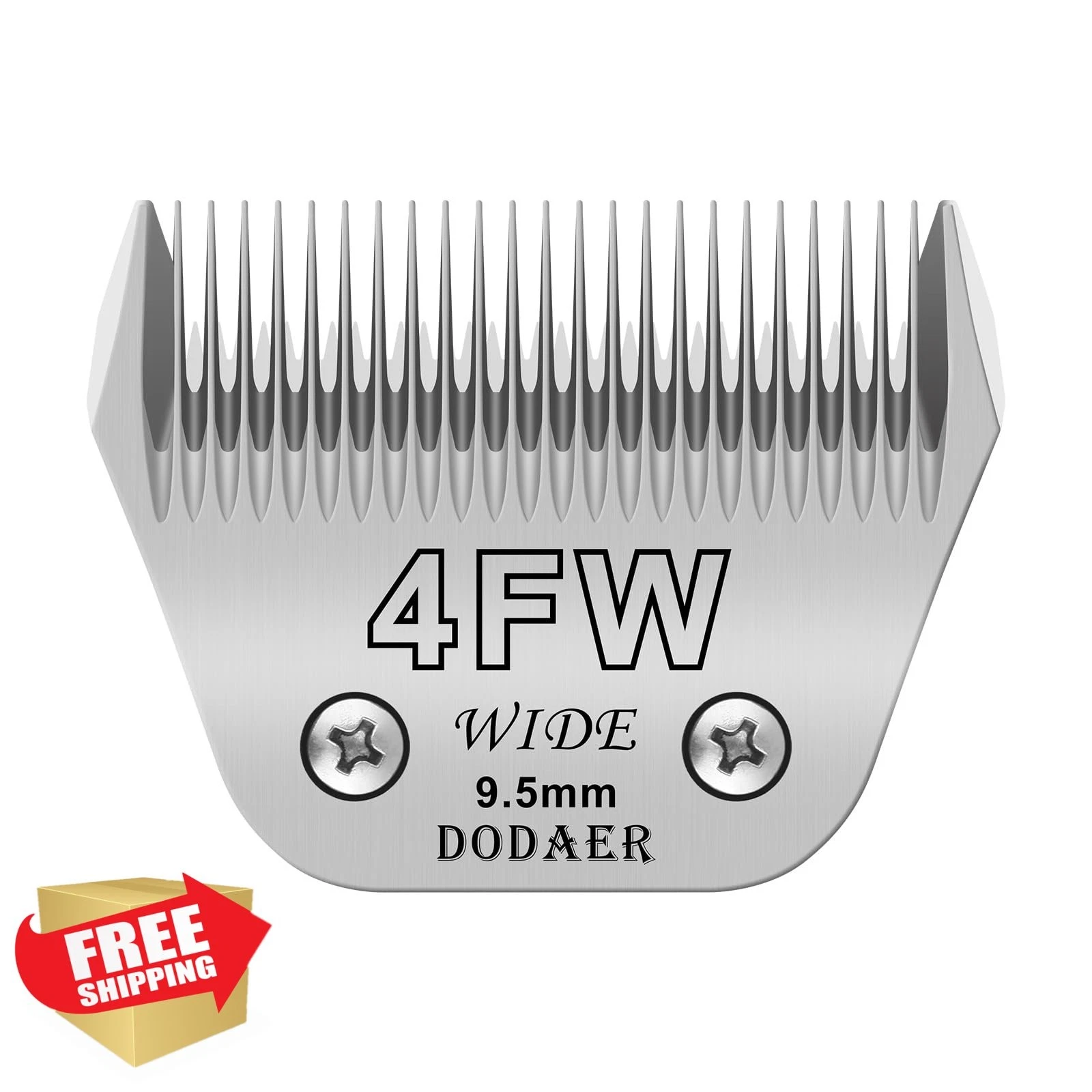 DODAER Size 4FW Pet Grooming Blade 3/8" Fits Wahl Oster Clippers