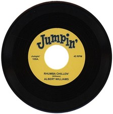 ALBERT WILLIAMS / CHARLIE BOOKER "RHUMBA CHILLEN' c/w WALKED ALL NIGHT" BLUES