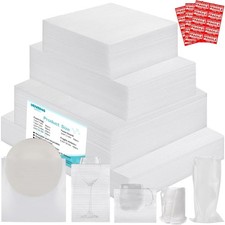 Dish Packing Supplies for Moving,320 Moving 4 4 Size Sets, White