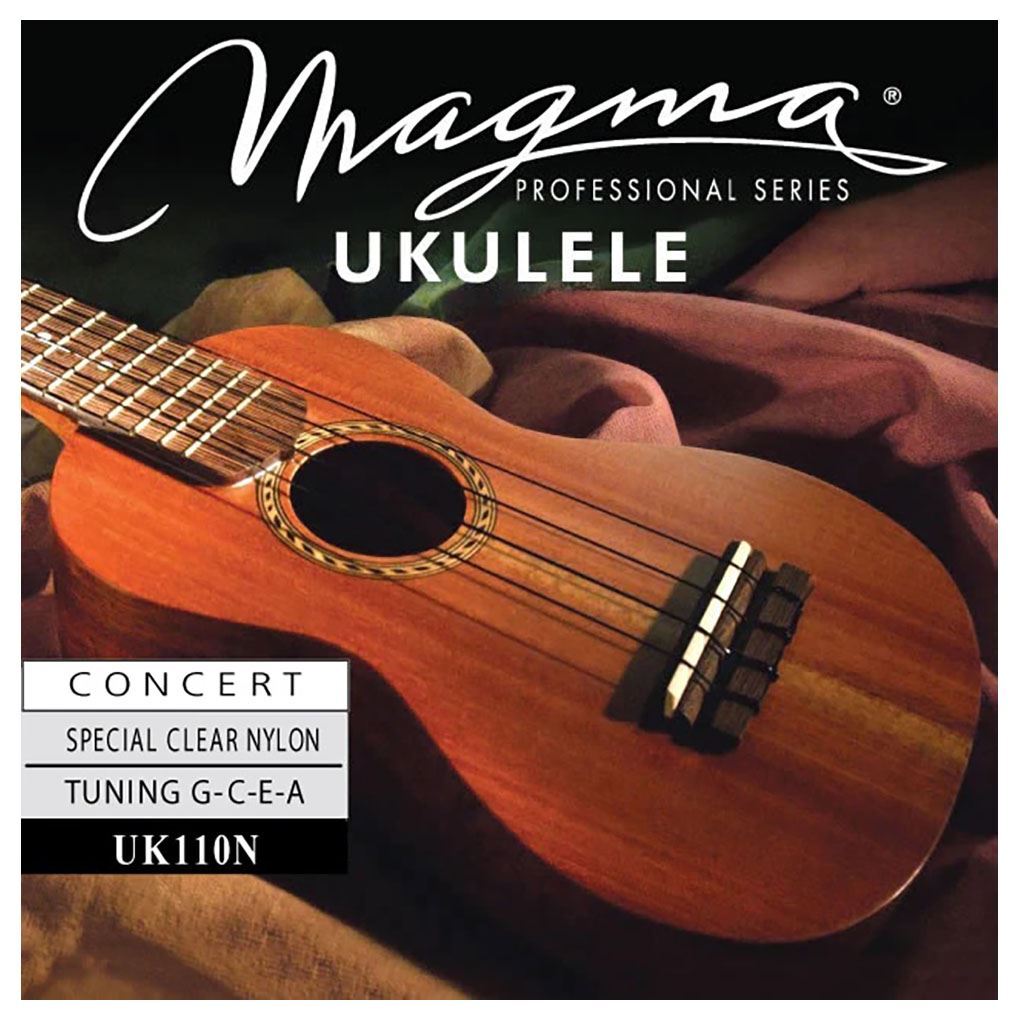MAGMA UKULELE STRINGS UK110N - SPECIAL CLEAR NYLON - CONCERT SET - GCEA TUNING