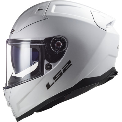 LS2 FF811 VECTOR II ECE22.06 FIBREGLASS FULL FACE MOTORCYCLE HELMET GLOSS WHITE
