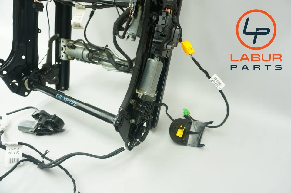 X204 08-15 梅赛德斯 C GLK 级前右下座轨道带电机 Z4270 — 第 3/4 张图片