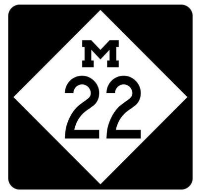 Michigan State Highway 22 Sticker Decal