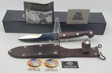 Ek Australian Commando Fixed Blade Knife W/Sheath Box & Papers Vintage Rare