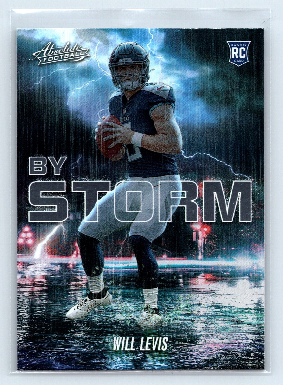 2023 Panini Absolute By Storm #BST-14 Will Levis RC - Tennessee Titans