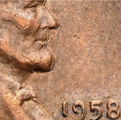 🔥RARE🔥1958 D Lincoln Cent Double Die Obverse ERROR-NGC GRADED-DDO Lincoln - Picture 2 of 13