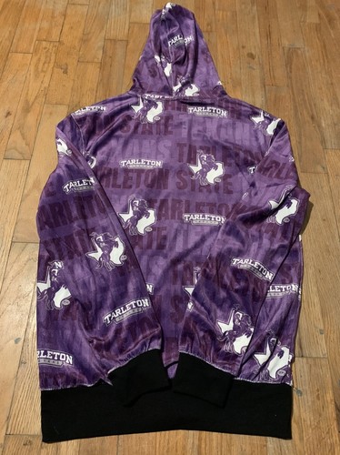 Top Drawer Damen Tarleton State Texans FZ Taschen Kapuzenjacke Gr. L NEU LT. - Bild 2 von 2