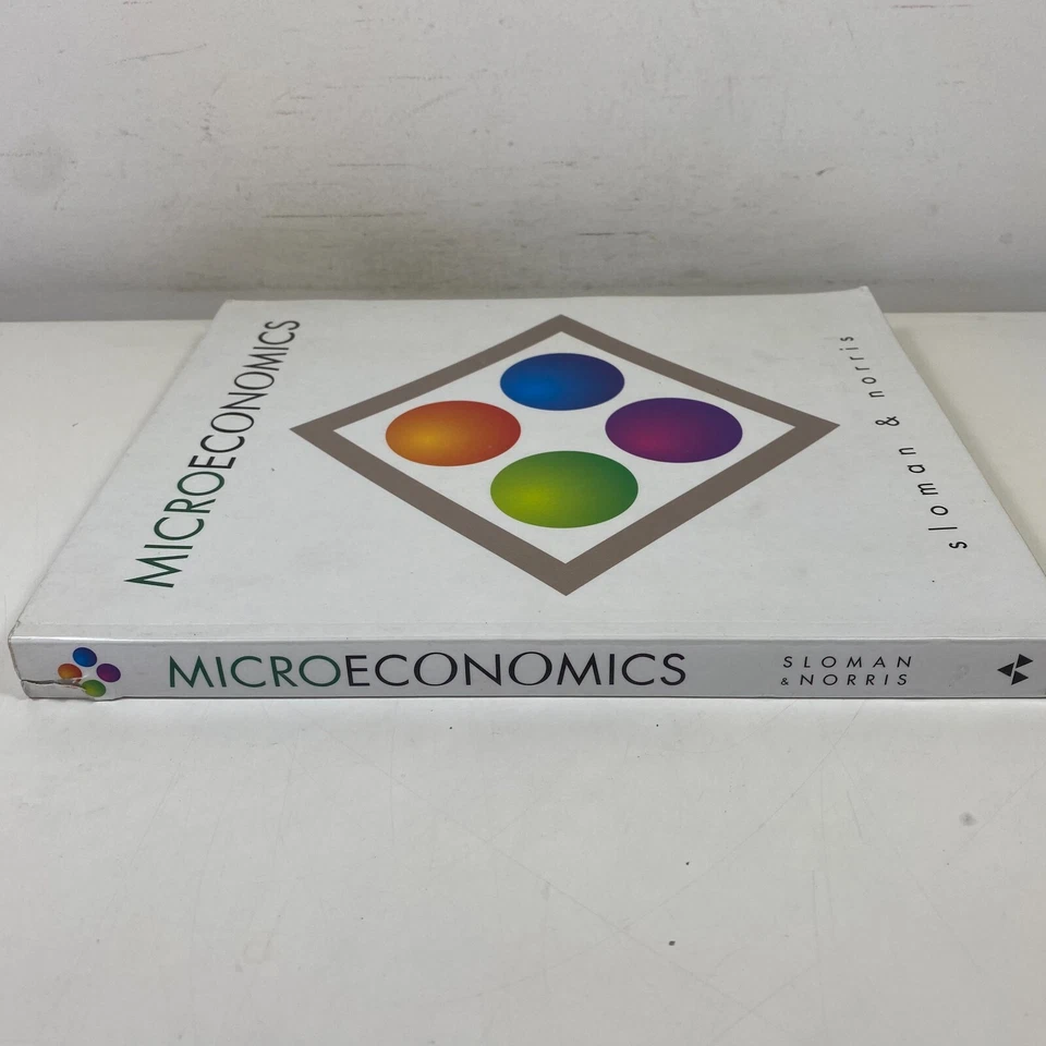 Microeconomics by John Sloman, Keith Norris Large Paperback 1999 Economics - Image 3 of 4