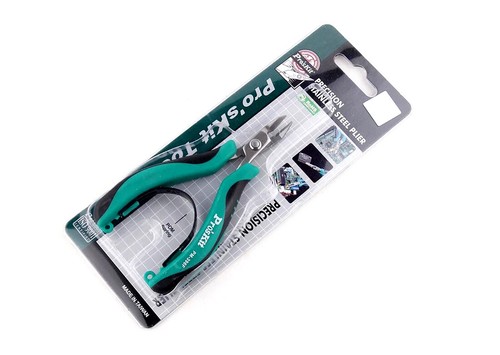 Forceps Diagonal Pliers Pro'sKit PM-396F Electrical Beading Cable Wire Cutter - Picture 3 of 7