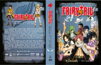 Fairy Tail TV Series DVDs Box Set (Episodes 1 - 277 end) with