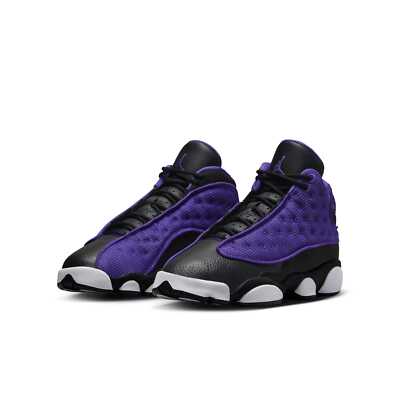 FD4648-501] Grade School Air Jordan Retro 13 'Purple Venom' (GS