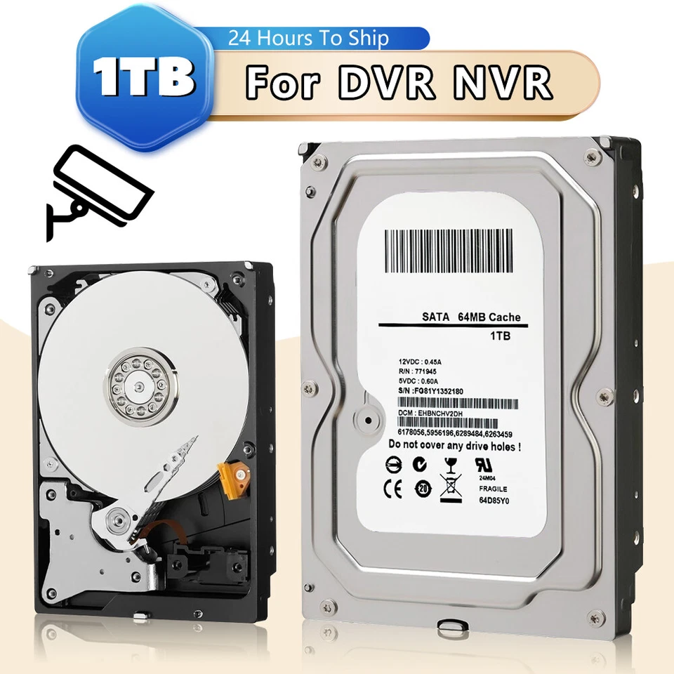 Disco Duro camara de seguridad 1TB 64MB Cache 5400RPM para CCTV DVR PC Mac - Image 2 of 4