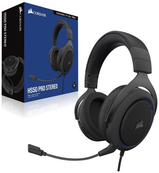 Headphones Corsair Hs50 Specs Corsair HS50 Pro Stereo Headset Head