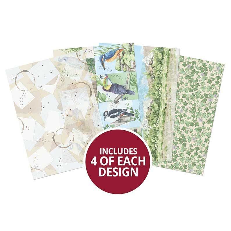 Hunkydory - Botanical Birds Printed Parchment RRP £9.99