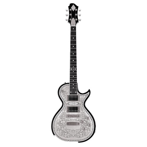 ギター greco zemaitis IFH2600 Greco Zemaitis IFH2600 MIJ Black | Heart & Diamond Inlay, 2