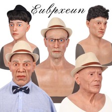 Realistic Silicone Male Mask Full Mask Disguise For Crossdresser Cosplay
