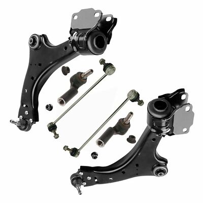 Front Suspension Control Arm Kit 6 Pieces Lemforder Fits Volvo S60 S80 V60 V70