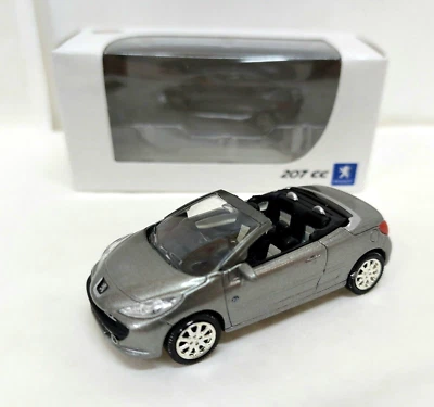 Peugeot 207 CC Roland Garros 1/64 3 Inches Norev Neuf Boite Carton