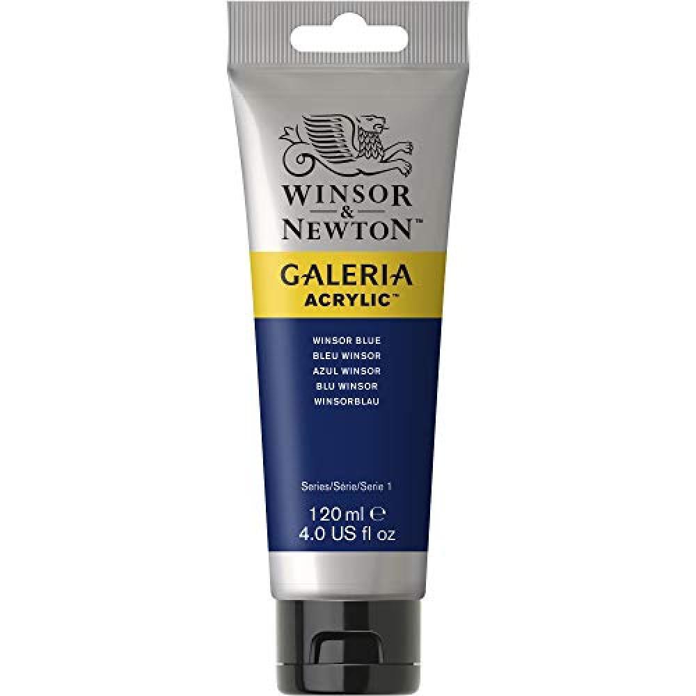 (TG. 120 ml) Winsor & Newton Galeria Acrilic - Colore Acrilico, 120 ml, Blu (Blu