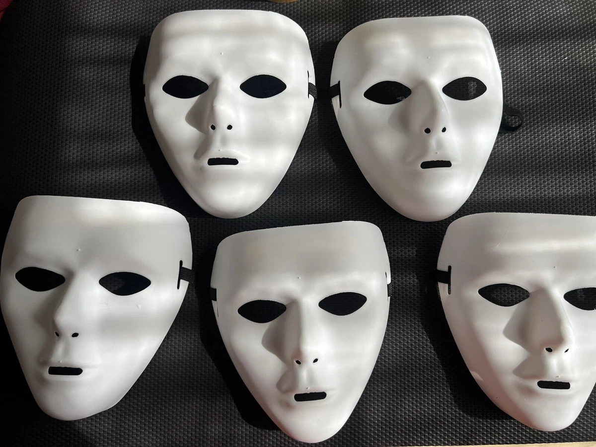 5 White Masks Joey Jordison For Halloween