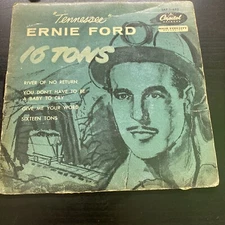 Tennessee - Ernie Ford - 16 Tons  - Eap 693    -45 Tours-  Vinyl