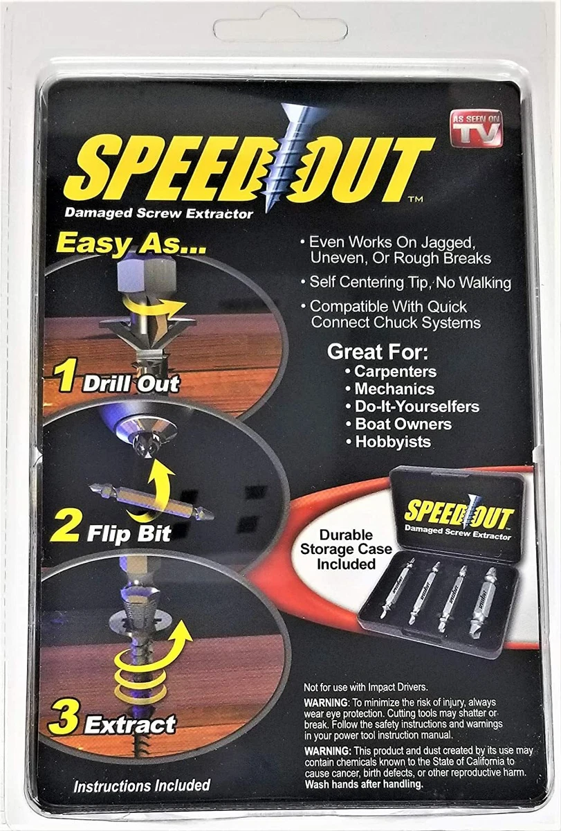 Speed out damaged screw extractor outlet