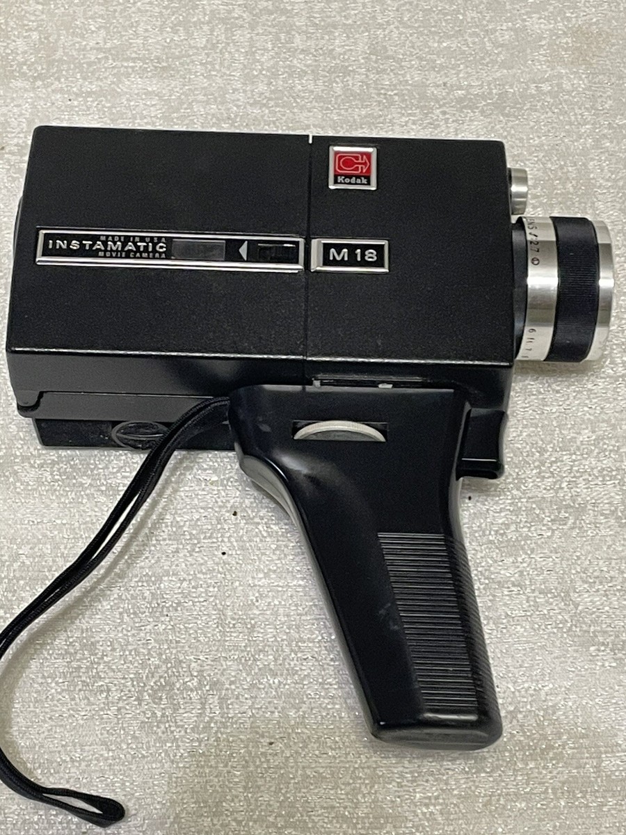 Vintage Kodak Instamatic Movie Camera M18 With Manual Untested