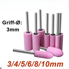 Schleifstein Polierstifte Korund Scheifstifte Für Dremel Bohrmaschine 3mm Schaft